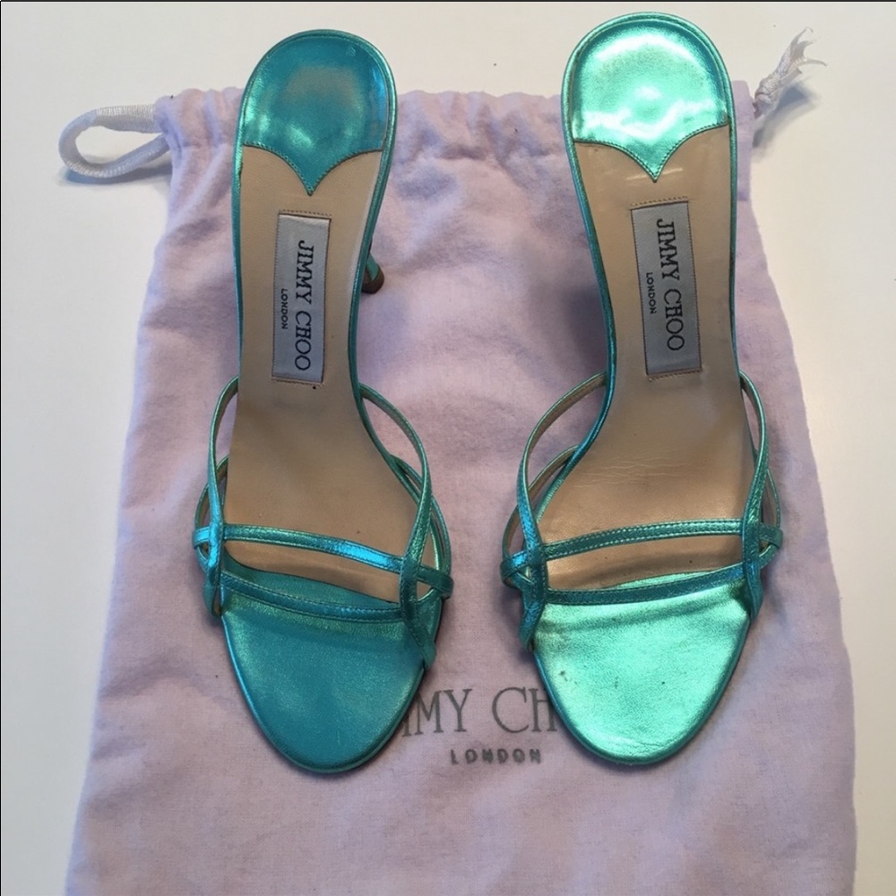 Jimmy Choo Turquoise Heels